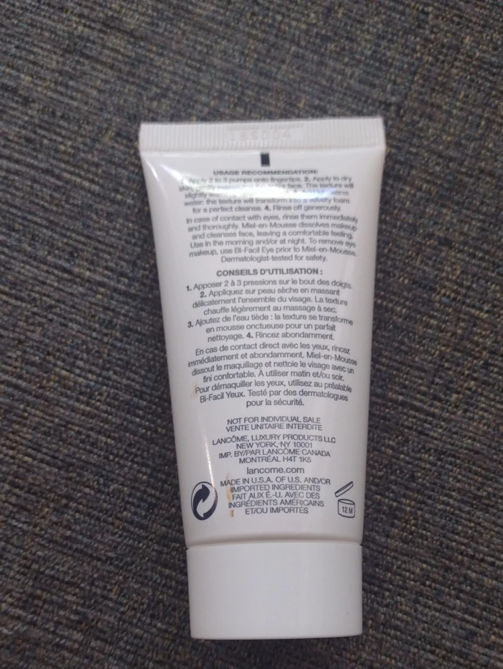 Lancome Miel-En-Mousse Foaming Cleansing Makeup Remover